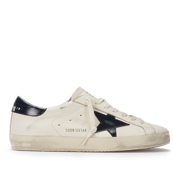 (Never worn) Golden Goose Cream & Blue SuperStars (I missed the return period 😢) - Picture 1 of 3